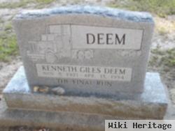 Kenneth Giles Deem