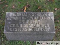 Wilhelm F Gruenert