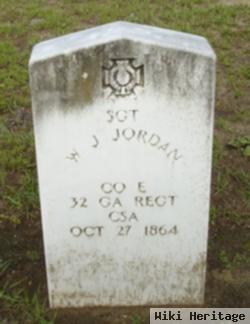 Sgt W. J. Jordan