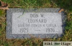 Don W. Leonard