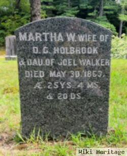 Martha Walker Holbrook