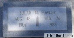 Eulah Marie Coulter Fowler