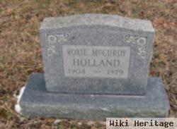 Roxie Elizabeth Mccurdy Holland