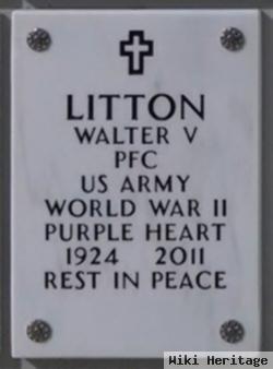 Walter V Litton