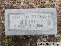 Betty Jean Strickland Corbin