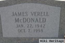 James Verell Mcdonald