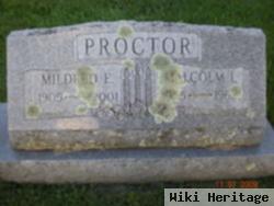 Mildred E Proctor