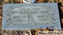 Ronald E Calloway