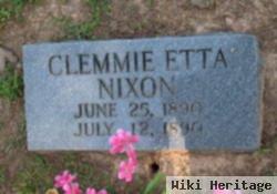 Clemmie Etta Nixon