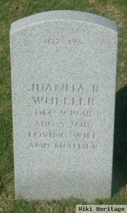 Juanita Faynne "nita" Brown Wheeler