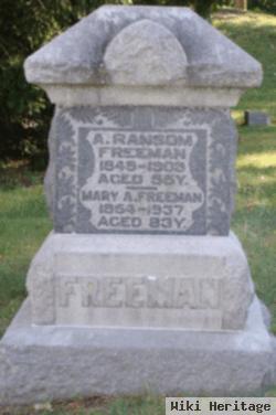 Mary A Freeman