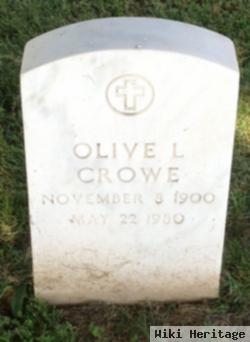 Olive L. Wharton Crowe