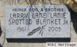 Larry Lane "lanie" Spotted Blanket