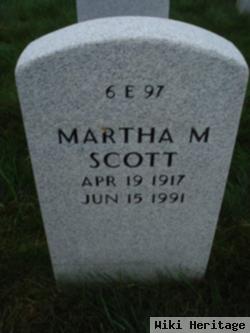 Martha M Scott