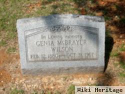 Frances Eugenia "genia" Mcbrayer Wilson