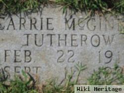 Carrie Lee Mcginnis Tutherow