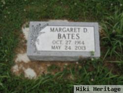 Margaret D Bates