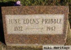 June Edens Pribble