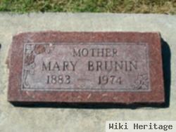 Mary "minnie" Mcauliffe Brunin