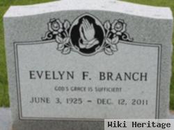 Evelyn F Branch