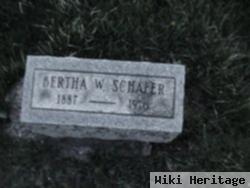 Bertha W. Schafer