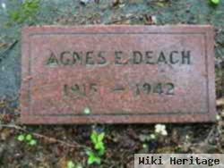 Agnes E Deach