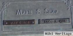 Marie S Shaw