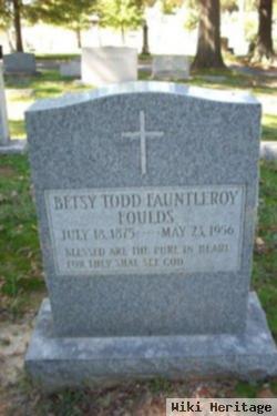 Betsy Todd Fauntleroy Foulds