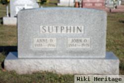 John Otto Sutphin, Sr