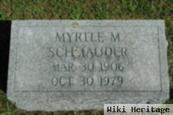 Myrtle M Schmauder