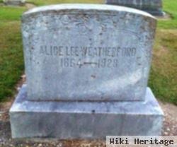 Alice Lee Weatherford