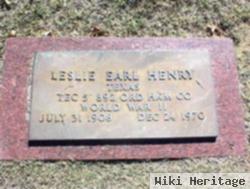 Leslie Earl Henry