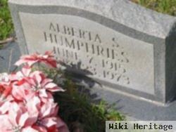 Alberta S Humphries