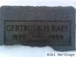 Gertrude H Raff