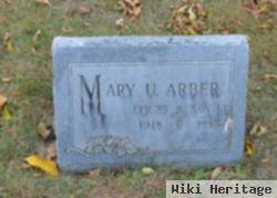 Mary Ursula Kelly Arber