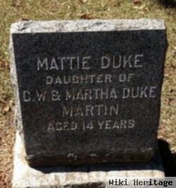 Mattie Duke Martin