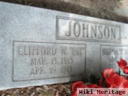 Clifford Wilson "pat" Johnson