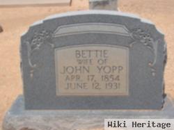 Sarah Elizabeth "bettie" Ensminger Yopp