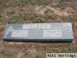 Thomas W Tolson