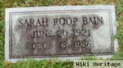 Sarah Roop Bain