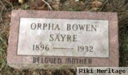 Orpah Mae Bowen Sayre