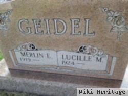 Merlin E. Geidel