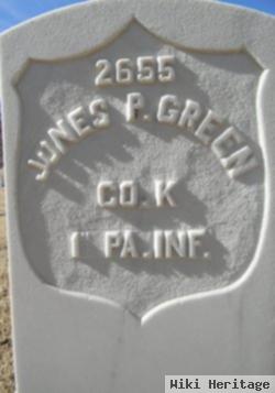 Pvt Jones Peter Green