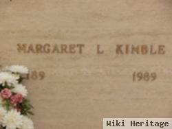 Margaret L Kimble