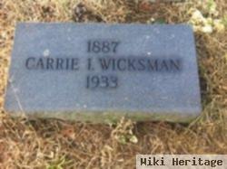 Carrie I. Wicksman