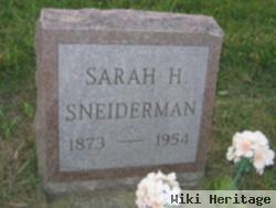 Sarah H. Schroedermeier Sneiderman