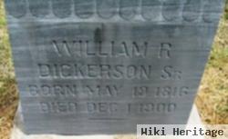 William R Dickerson, Sr