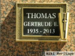 Gertrude E Thomas