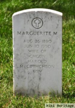 Marguerite M Mccutcheon