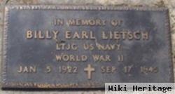 Lieut Billy Earl Lietsch